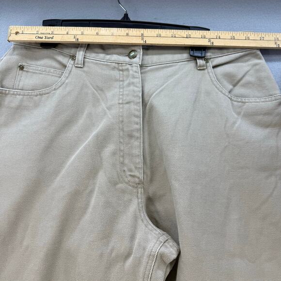 Woolrich John Rich and Bros Pants Women's 16 Khaki High Rise Straight Leg VTG - Picture 15 of 15